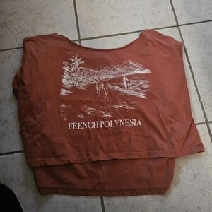 Arizona Love Rust French Polynesia Crop Top